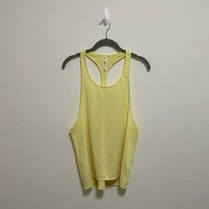 Fabletics Yellow Workout Tank Top Size small